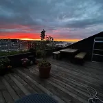 Sunset Penthouse With A Large Terrace & Fjord View Апартаменты
